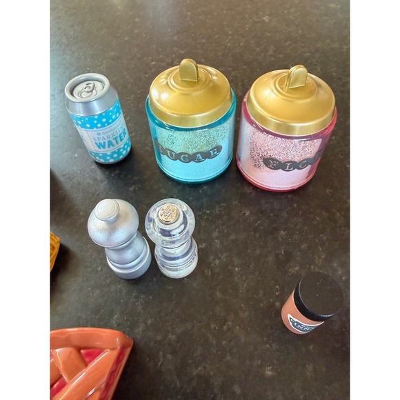 American girl doll lot kitchen accessories 49 pieces food pots cups plate plates - Picture 4 of 10